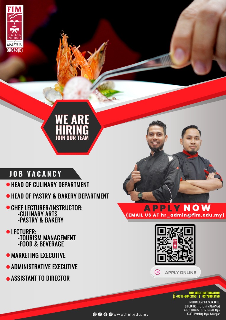 Jobs Food Institute Of Malaysia FIM 